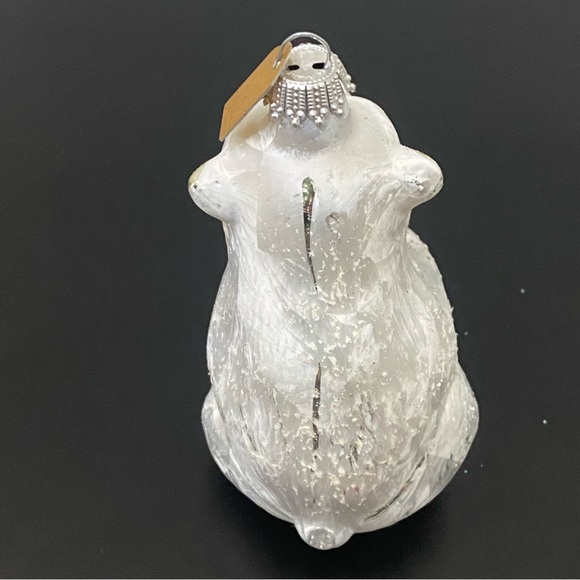 Discovery Channel Store Lauscha Krebs Glass White Polar Bear Handblown Ornament - Picture 4 of 16